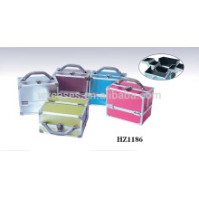 heißer Verkauf Aluminium Kosmetikkoffer mit verschiedenen Farb-Optionen